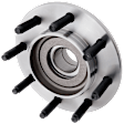 10-Piece Kit Front Suspension Kit, Includes (2) Ball Joint, (2) Sway Bar Link, (4) Tie Rod End, and (2) Wheel Hub