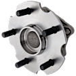 2-Wheel Set Rear, Driver and Passenger Side Wheel Hub, 5 Lugs, With Bearing, With Sensor, FWD, Includes (2) Sway Bar Link and (2) Wheel Hub