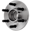 2-Wheel Set Front, Driver and Passenger Side Wheel Hub, 6 Lugs, With Bearing, RWD, Includes (2) Wheel Hub and (2) Sway Bar Link