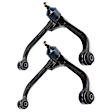 4-Piece Kit Front, Driver and Passenger Side, Upper Control Arms, Includes (2) Control Arm and (2) Sway Bar Link