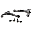 4-Piece Kit Front, Driver and Passenger Side, Lower Control Arms, Includes (2) Control Arm and (2) Sway Bar Link