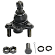 4-Piece Kit Front, Driver and Passenger Side, Lower Ball Joint, Includes (2) Ball Joint and (2) Tie Rod End