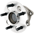 4-Piece Kit Front and Rear, Driver and Passenger Side Steering Knuckle, With Bearing, With Dust Shield, Includes (2) Knuckle and (2) Wheel Hub