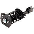 4-Piece Kit Rear, Driver and Passenger Side Fully Loaded Strut, Includes (2) Shock Absorber and Strut Assembly and (2) Sway Bar Link