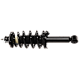4-Piece Kit Rear, Driver and Passenger Side Fully Loaded Strut, Includes (2) Shock Absorber and Strut Assembly and (2) Sway Bar Link