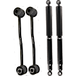 2000 Jeep Grand Cherokee - 4-Piece Kit Rear Shock, (Exc. Up Country Suspension),  Includes (2) Shock Absorber and Strut Assembly and (2) Sway Bar Link