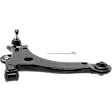 8-Piece Kit Front, Driver and Passenger Side, Lower Control Arms, Includes (2) Control Arm, (2) Sway Bar Link, and (4) Tie Rod End