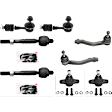 8-Piece Kit Front Suspension Kit, Includes (2) Ball Joint, (2) Sway Bar Link, and (4) Tie Rod End