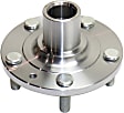2-Piece Kit Front, Driver or Passenger Side Wheel Hub, 5 Lugs, With Bearing, Includes (1) Wheel Hub and (1) Wheel Bearing