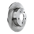 2018 Ford Transit Connect Titanium - 8-Piece Kit Front and Rear Brake Disc and Pad Kit, Plain Surface, 5 Lugs, Organic, Production Date From May 28, 2018; Except Tire Repair Service Kit, 2.5L 4Cyl, Pro-Line Series  Includes (4) Brake Disc and (2) Brake Pad Set