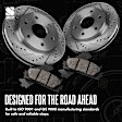 2013 Nissan Altima - 4-Piece Kit Front Brake Disc and Pad Kit, Cross-drilled and Slotted, Sedan, 3.5L 6Cyl, Pro-Line Series  Includes (2) Brake Disc and (1) Brake Pad Set