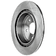 4-Wheel Set Front and Rear Brake Disc and Pad Kit, Plain Surface 5 Lugs Front-320.04 mm/Rear-307.59 mm Ceramic Pro-Line Series, Includes (4) Brake Disc and (2) Brake Pad Set