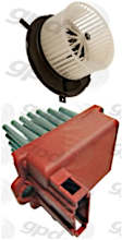 2009 Volkswagen Jetta - 2-Piece Kit Blower Motor, GAS, With Manual A.C. Control; Without Atc; With Blower Wheel