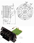 KIT-201009-139 2-Piece Kit Blower Motor, Includes (1) Blower Motor and (1) Blower Motor Resistor