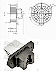 2006 Acura TL - 2-Piece Kit Blower Motor