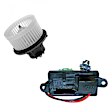 2001 GMC Sierra 2500 HD - 2-Piece Kit Blower Motor, Includes (1) Blower Motor and (1) Blower Motor Resistor