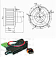 2002 GMC Safari - 2-Piece Kit Blower Motor, Includes (1) Blower Motor and (1) Blower Motor Resistor