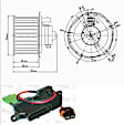 2001 Chevrolet Astro - 2-Piece Kit Blower Motor, With Air Conditioning
