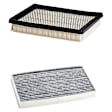 KIT-210124-10 2-Piece Kit Performance Replacement Dry Air Filter PurolatorONE, Includes (1) Air Filter and (1) Cabin Air Filter