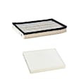 KIT-210124-54 2-Piece Kit Performance Replacement Dry Air Filter PurolatorONE, Includes (1) Air Filter and (1) Cabin Air Filter