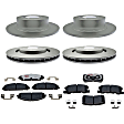 2013 Chrysler 200 - 8-Piece Kit Brake Disc and Pad Kit, 3.6L 6Cyl, Element3 EHT Series  Includes (1) Brake Pad Set, (2) Brake Disc