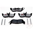 2007 Jeep Grand Cherokee - 4-Wheel Set Front and Rear Brake Disc and Pad Kit, Front-328.17 mm/Rear-320.04 mm, OE Equipped with Ceramic Pads, 5.7L 8Cyl, Element3 EHT Series Includes (2) Disc and (1) Pad Set