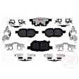 2009 Toyota Matrix - 4-Wheel Set Front and Rear Brake Disc and Pad Kit, OE Equipped with Ceramic Pads, 1.8L 4Cyl, Element3 EHT Series  Includes (2) Disc and (1) Pad Set