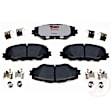 2009 Toyota Matrix - 4-Wheel Set Front and Rear Brake Disc and Pad Kit, OE Equipped with Ceramic Pads, 1.8L 4Cyl, Element3 EHT Series  Includes (2) Disc and (1) Pad Set