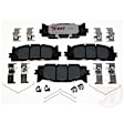2007 Toyota Camry - 4-Wheel Set Front and Rear Brake Disc and Pad Kit, Front-295.91 mm/Rear-280.92 mm, 2.4L 4Cyl, Element3 EHT Series Includes (2) Disc and (1) Pad Set