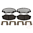 2016 Honda Civic - 4-Wheel Set Front and Rear Brake Disc and Pad Kit, Front-281.18 mm/Rear-260.1 mm, 1.5L 4Cyl, Element3 EHT Series Includes (2) Disc and (1) Pad Set