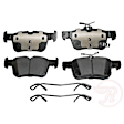 2016 Honda Civic - 4-Wheel Set Front and Rear Brake Disc and Pad Kit, Front-281.18 mm/Rear-260.1 mm, 1.5L 4Cyl, Element3 EHT Series Includes (2) Disc and (1) Pad Set