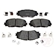 2014 Toyota Corolla - 4-Wheel Set Brake Disc and Pad Kit, Front-275.08 mm/Rear-259.08 mm, 1.8L 4Cyl, R-Line Series  Includes (2) Disc and (1) Pad Set