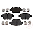 KIT-210513-1550 4-Wheel Set Brake Disc and Pad Kit, Front-288.04 mm/Rear-252.9 mm R-Line Series, Includes (4) Brake Disc and (2) Brake Pad Set