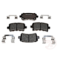 2015 Chevrolet Malibu - 4-Wheel Set Front and Rear Brake Disc and Pad Kit, Front-295.91 mm/Rear-292.1 mm, OE Equipped With Ceramic Pads, With Brake Code J60, 2.0L 4Cyl, R-Line Series Includes (2) Disc and (1) Pad Set