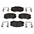 2015 Chevrolet Malibu - 4-Wheel Set Front and Rear Brake Disc and Pad Kit, Front-295.91 mm/Rear-292.1 mm, OE Equipped With Ceramic Pads, With Brake Code J60, 2.0L 4Cyl, R-Line Series Includes (2) Disc and (1) Pad Set
