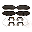 2016 Honda Odyssey - 4-Wheel Set Front and Rear Brake Disc and Pad Kit, Front-319.9 mm/Rear-333.76 mm, 3.5L 6Cyl, R-Line Series Includes (2) Disc and (1) Pad Set