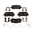 2016 Honda Odyssey - 4-Wheel Set Front and Rear Brake Disc and Pad Kit, Front-319.9 mm/Rear-333.76 mm, 3.5L 6Cyl, R-Line Series Includes (2) Disc and (1) Pad Set