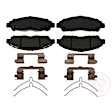 2017 GMC Acadia - 4-Wheel Set Front and Rear Brake Disc and Pad Kit, Front-321 mm/Rear-315 mm, 3.6L 6Cyl, R-Line Series Includes (2) Disc and (1) Pad Set