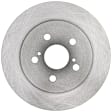 2017 Toyota Corolla - 2-Wheel Set Brake Disc and Pad Kit, 259.08 mm, 1.8L 4Cyl, R-Line Series  Includes (2) Disc and (1) Pad Set
