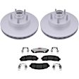 KIT-210513-263 2-Wheel Set Brake Disc and Pad Kit, 286.51 mm Element3 EHT Series, Includes (2) Brake Disc and (1) Brake Pad Set