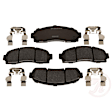 KIT-210513-267 2-Wheel Set Brake Disc and Pad Kit, 286.51 mm R-Line Series, Includes (2) Brake Disc and (1) Brake Pad Set