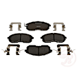 2006 Nissan Altima - 2-Wheel Set Front Brake Disc and Pad Kit, 295.91 mm, OE Equipped With Ceramic Pads, Professional Grade, 2.5L 4Cyl, R-Line Series Includes (2) Disc and (1) Pad Set
