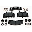 1999 Chevrolet Tahoe - 2-Wheel Set Front, Brake Disc and Caliper Kit, GAS, 4WD, With Police Package, Element3 Series  Includes (1) Brake Caliper, (1) Brake Pad Set, (2) Brake Disc