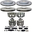 KIT-210516-658 4-Wheel Set Brake Kit With Calipers,, Element3 Series, Includes (4) Brake Disc, (2) Brake Pad Set and (4) Brake Caliper
