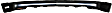 2003 Chevrolet S10 LS - 2-Piece Kit Front Bumper, For Models Without LS Appearance Package, Painted Black,  Includes (1) Bumper and (1) Grille Assembly