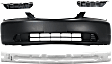 4-Piece Kit, Front Primed Bumper Cover, Includes (1) Bumper Absorber, (2) Bumper Bracket, and (1) Bumper Cover