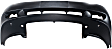 2000 Ford Mustang Base - 2-Piece Kit Front Primed Bumper Cover,  Includes (1) Bumper Cover and (1) Header Panel