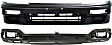 1991 Honda CRX - 2-Piece Kit Front Primed Bumper Cover,  Includes (1) Bumper Cover and (1) Bumper Reinforcement