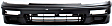 1991 Honda CRX - 2-Piece Kit Front Primed Bumper Cover,  Includes (1) Bumper Cover and (1) Bumper Reinforcement