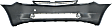2-Piece Kit, Front Primed Bumper Cover, Includes (1) Bumper Cover and (1) Bumper Grille